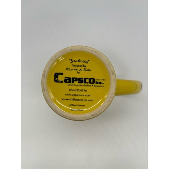 Capsco Ceramic Mug Washington DC Love Vibrant Colors Monuments Scene Souvenir - Picture 5 of 6